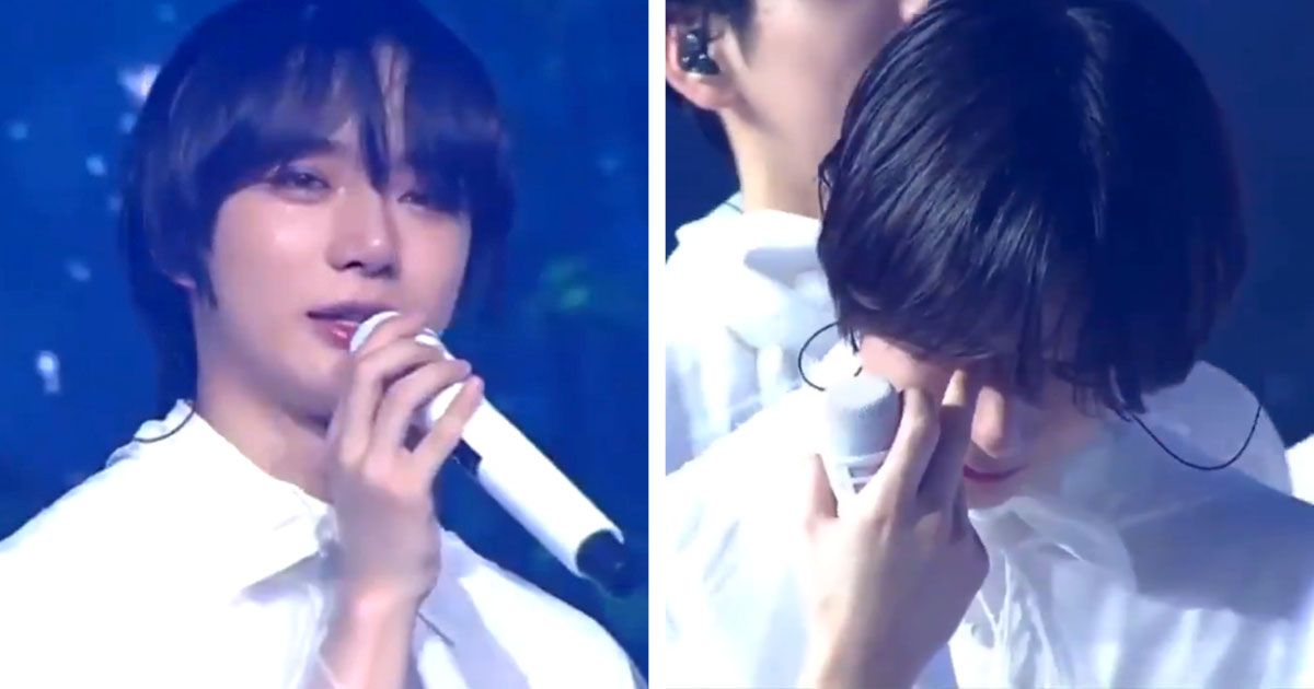 TXT's Beomgyu Breaks Down In Tears At Their Fan Meeting - Koreaboo