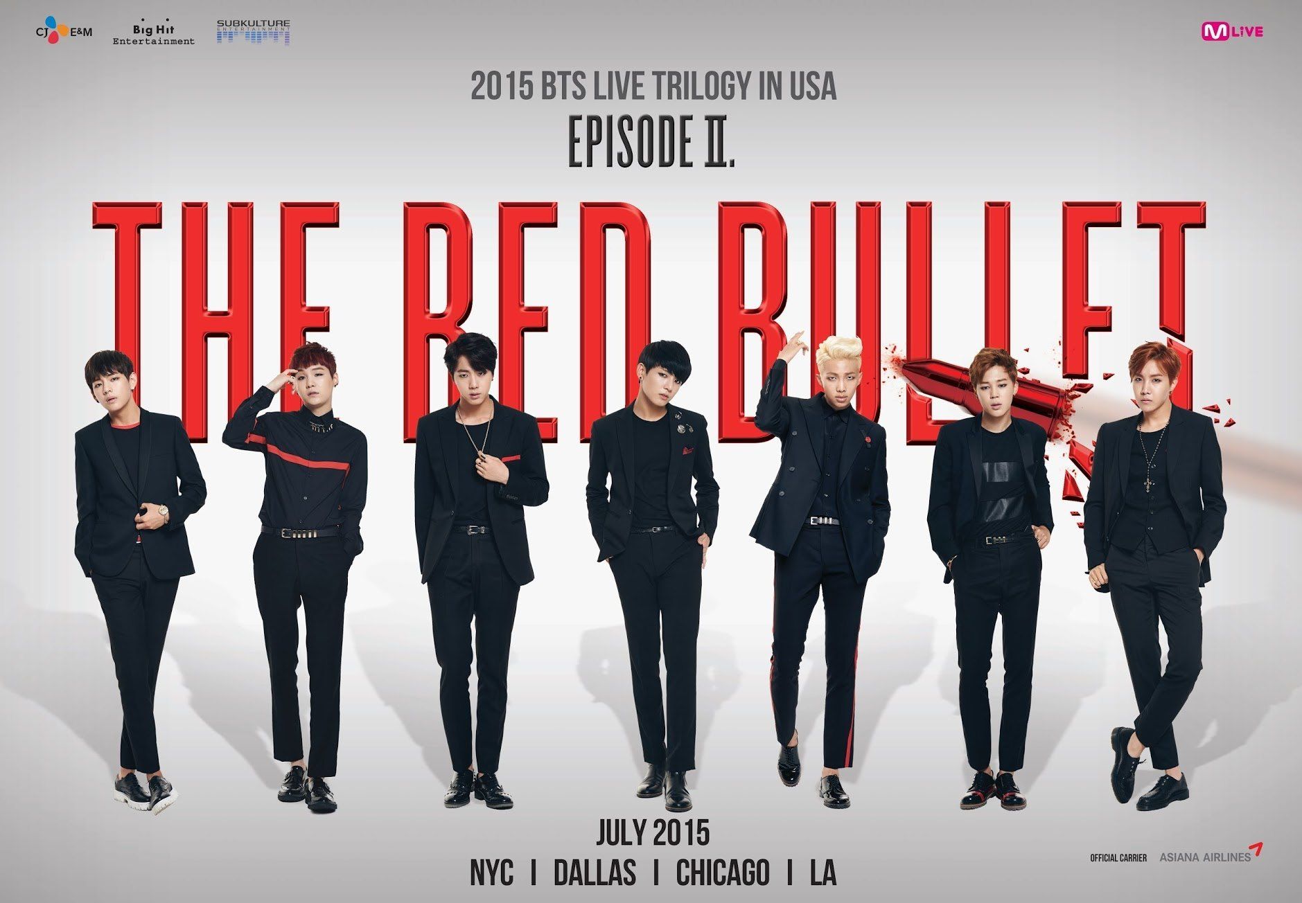 BTS kick starts “2015 BTS LIVE TRILOGY IN USA 'Episode II. The