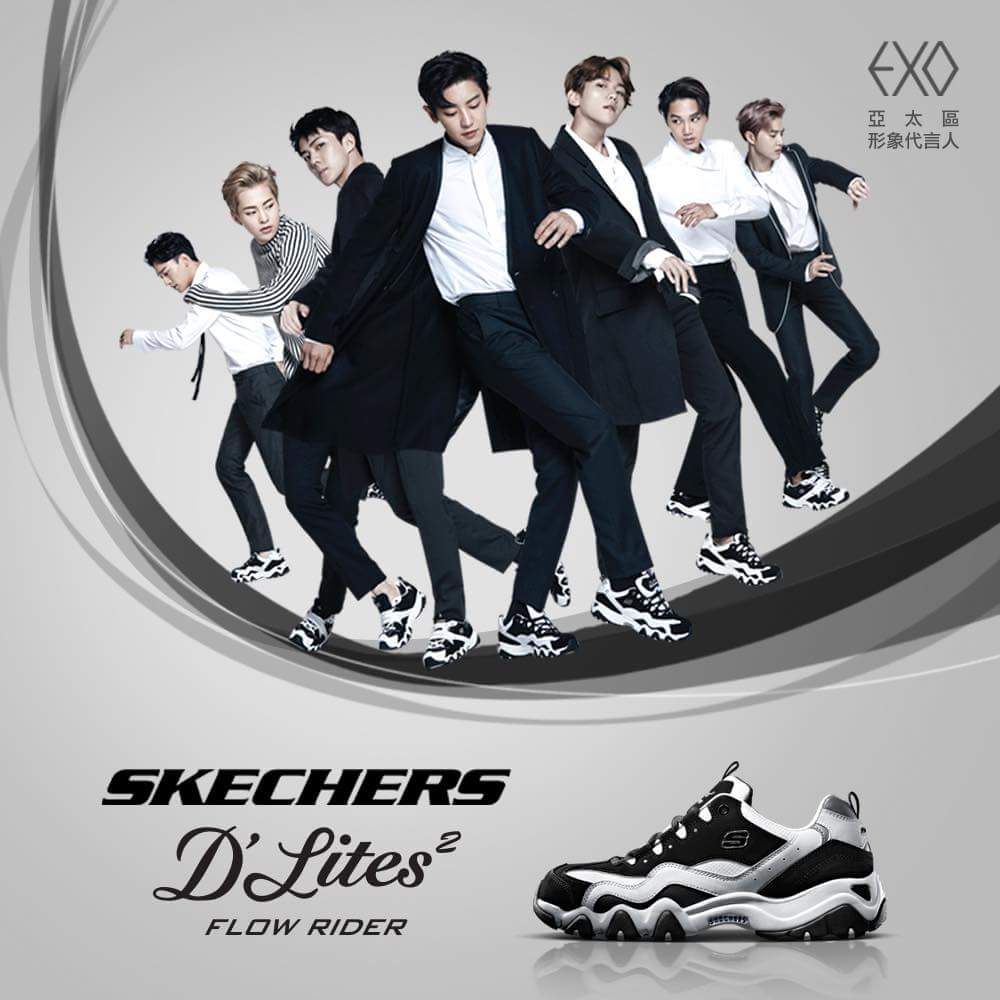 EXO is chosen as the new models for Skechers - Koreaboo