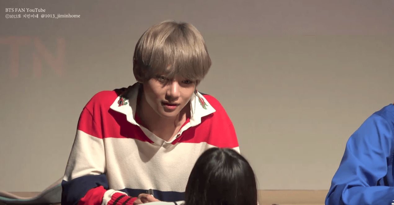 Fans Spot BTS V Telling Pretty Fan That She Can Call Him Her Boyfriend ...