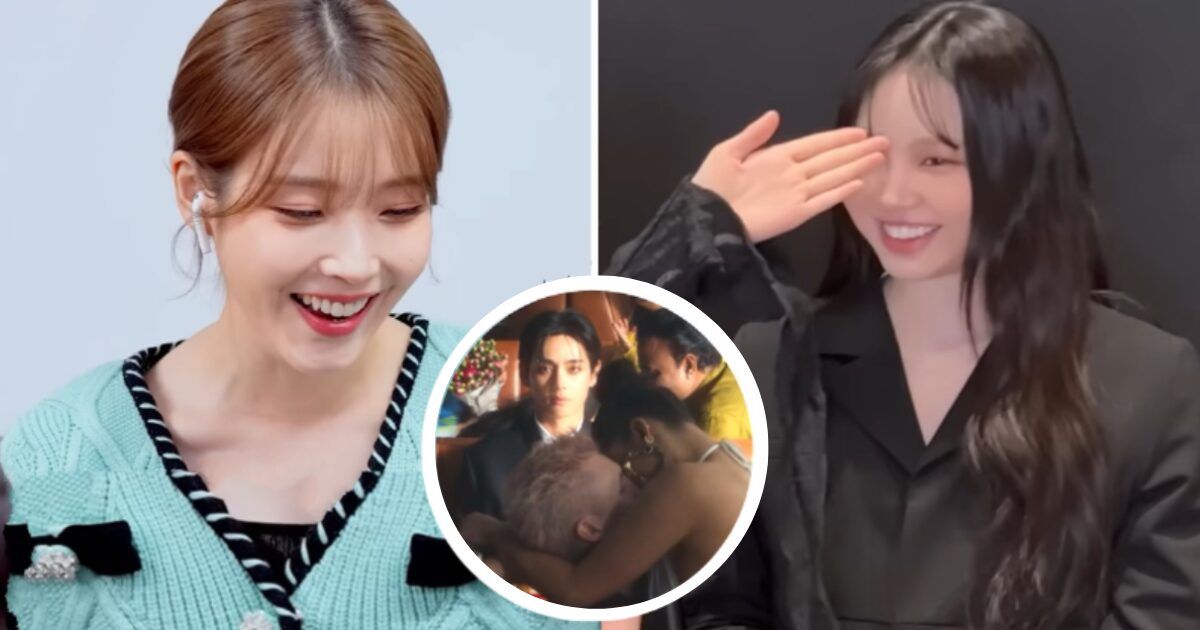 IU And HYBE's Junior Idols React Very Differently To The Kiss Scenes In ...