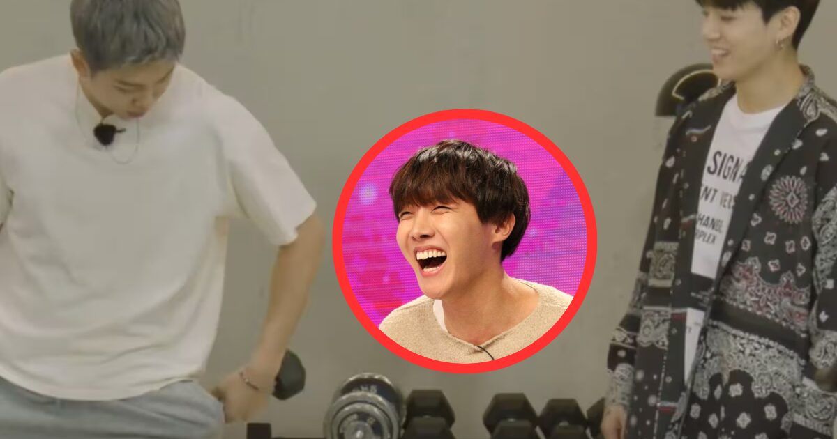 J-Hope Couldn't Hide His Excitement After Seeing RM Get Sabotaged By His Own Pants