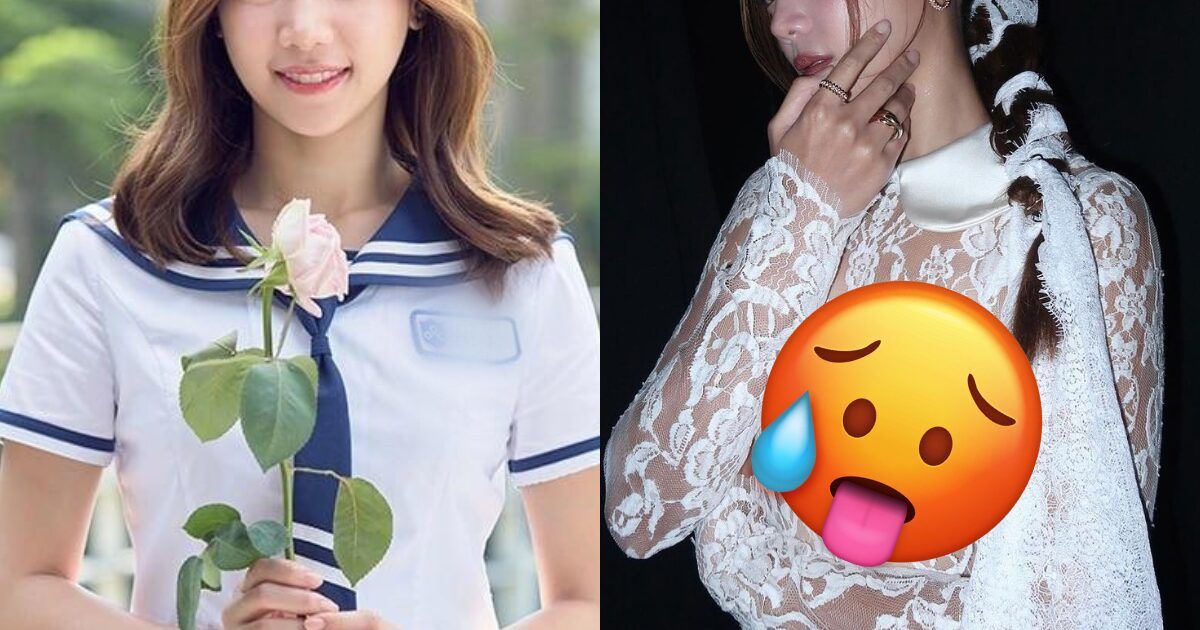 Rising Idol-Turned-Actress Rocks The Visible Underwear Trend In A See-Through Outfit