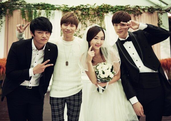 From left: Seo In Guk, K.Will, Dasom, and Ahn Jae Hyun