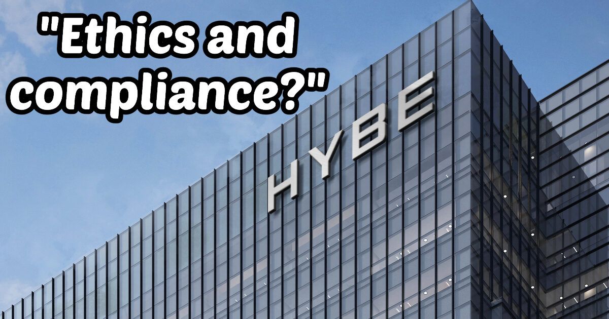 HYBE Gets Slammed For Talking About Ethical Management In Recent Sustainability Report