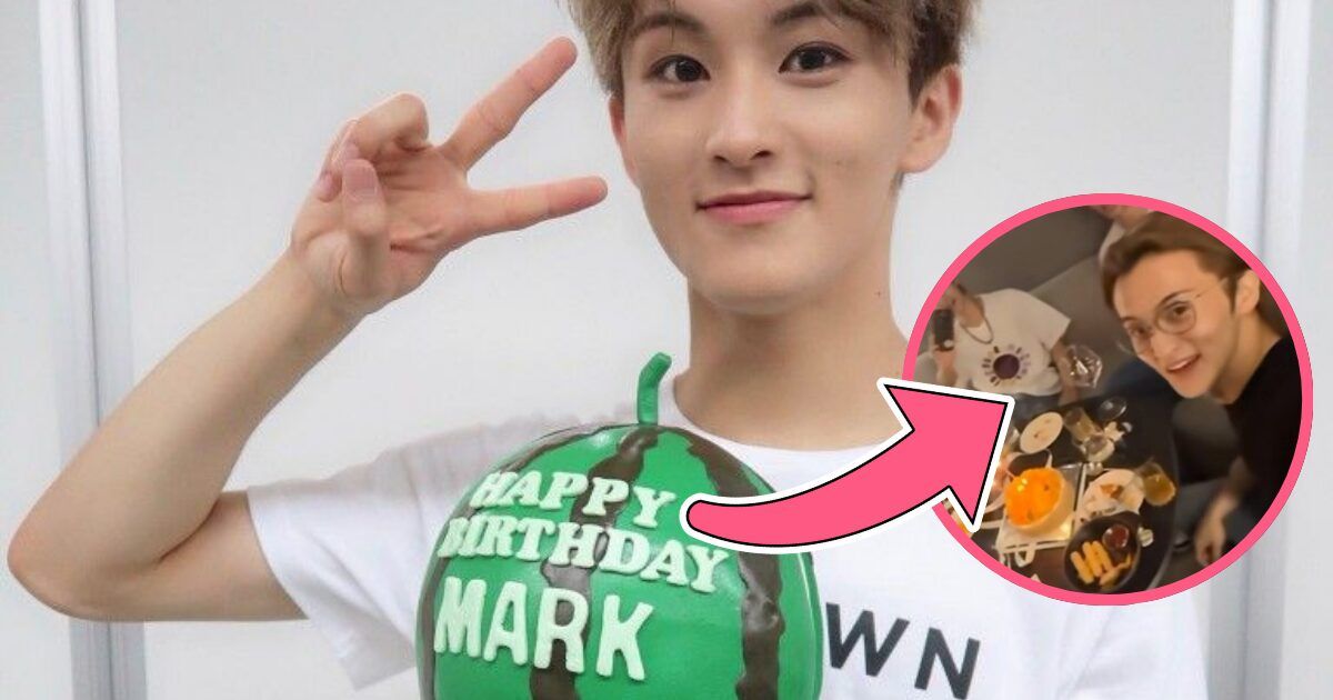 Mark from NCT celebrates birthday with celebrity friends