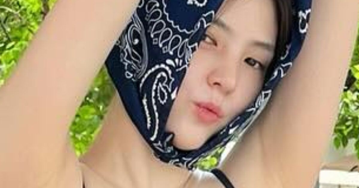 Actress Han So Hee Flaunts Her Slim, Tattooed Figure In New Little Black Bikini