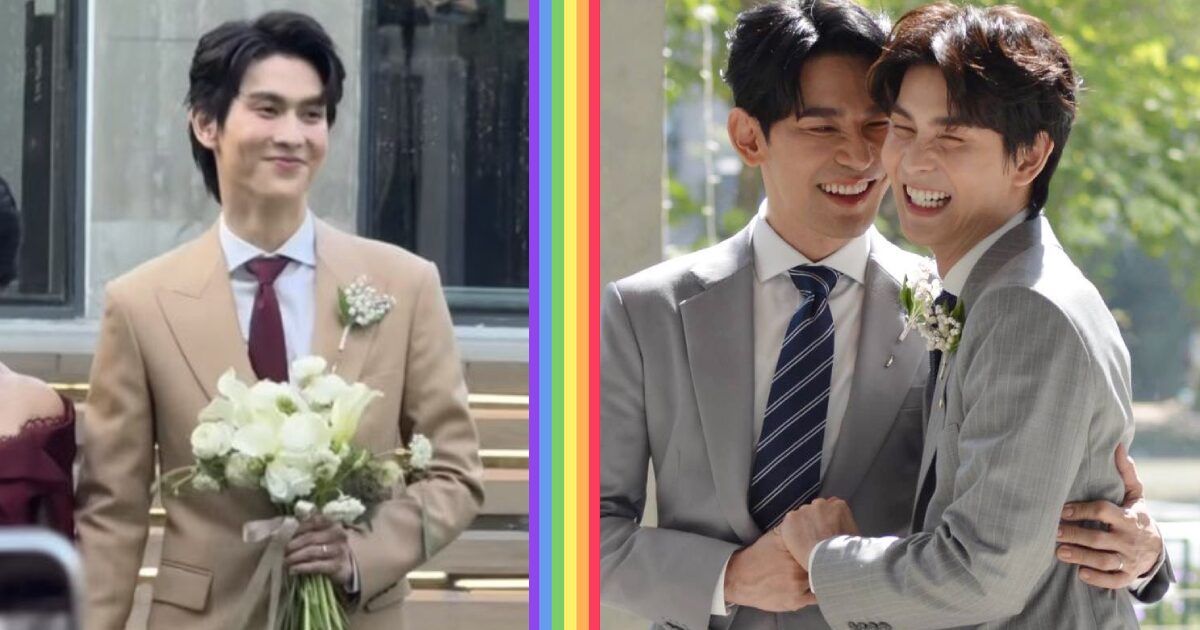 Popular Thai Actors Arm and Porsch Get Married In Beautiful Wedding