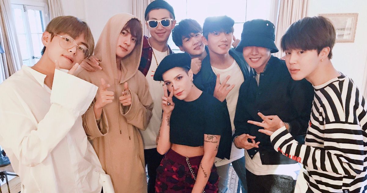 BTS Reveals The Heartwarming Gift They Received From Halsey Koreaboo