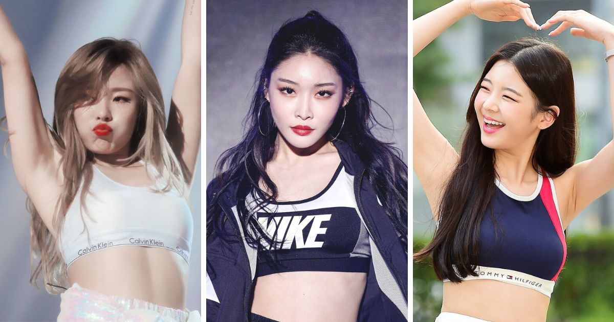8 Female Idols Who Turned Sports Bras Into A Fashion Statement - Koreaboo