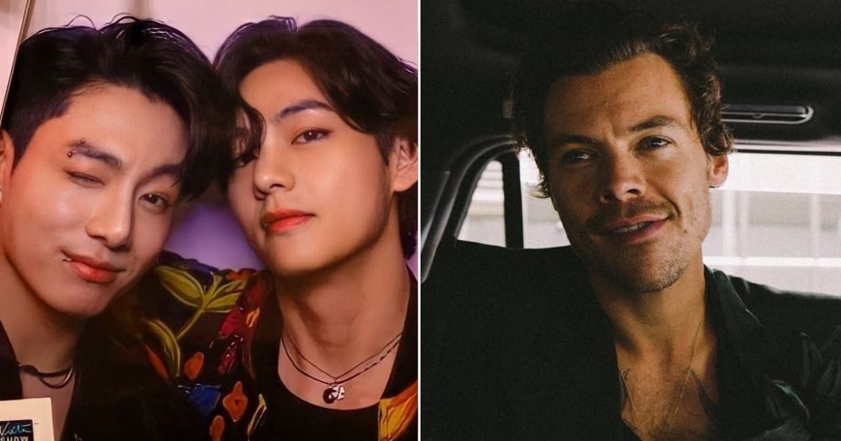 BTS's V, RM, Jungkook, And Suga Finally Meet Harry Styles, And The ...