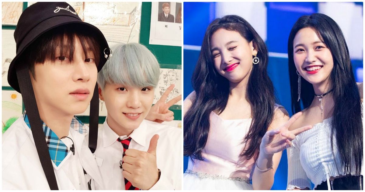 7 K-Pop Idols Who Are Social Butterflies And Are Friends With Almost ...