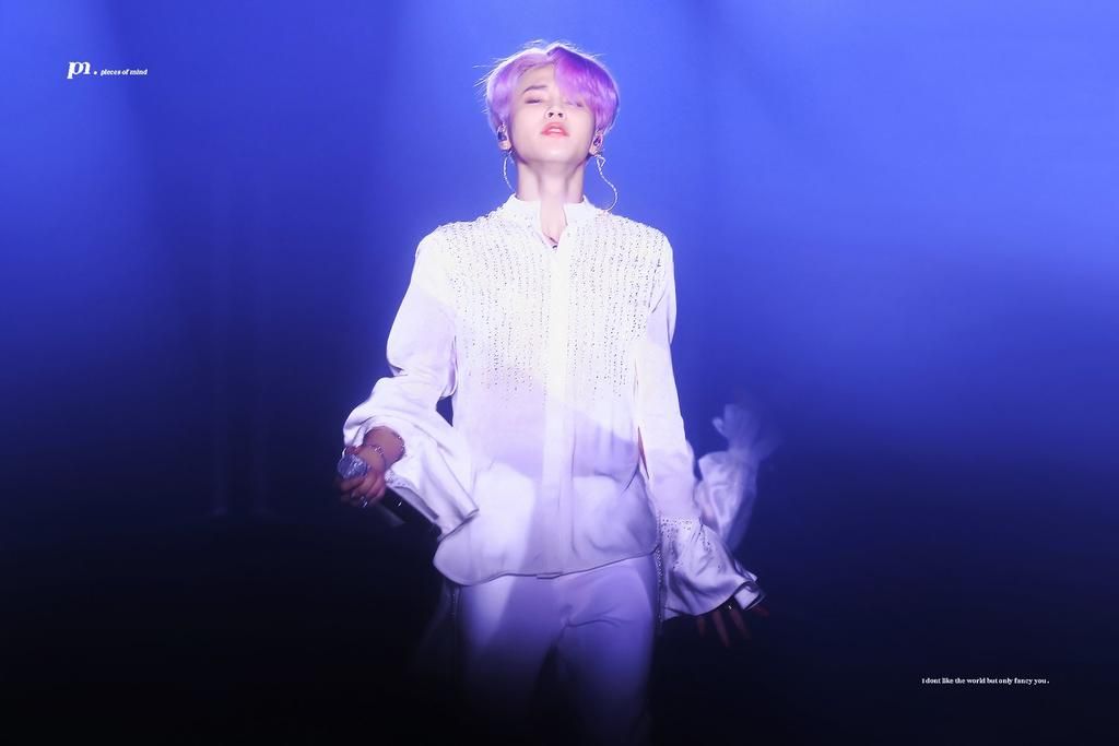 Jimin with Purple Hair Suggests He Might Actually Be an Angel Disguised ...