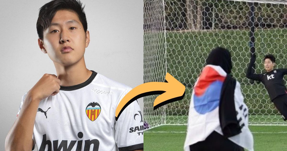 Korean Soccer Player Goes Viral For Literally Yeeting Himself Out Of The Way For A Qatari Woman 4504