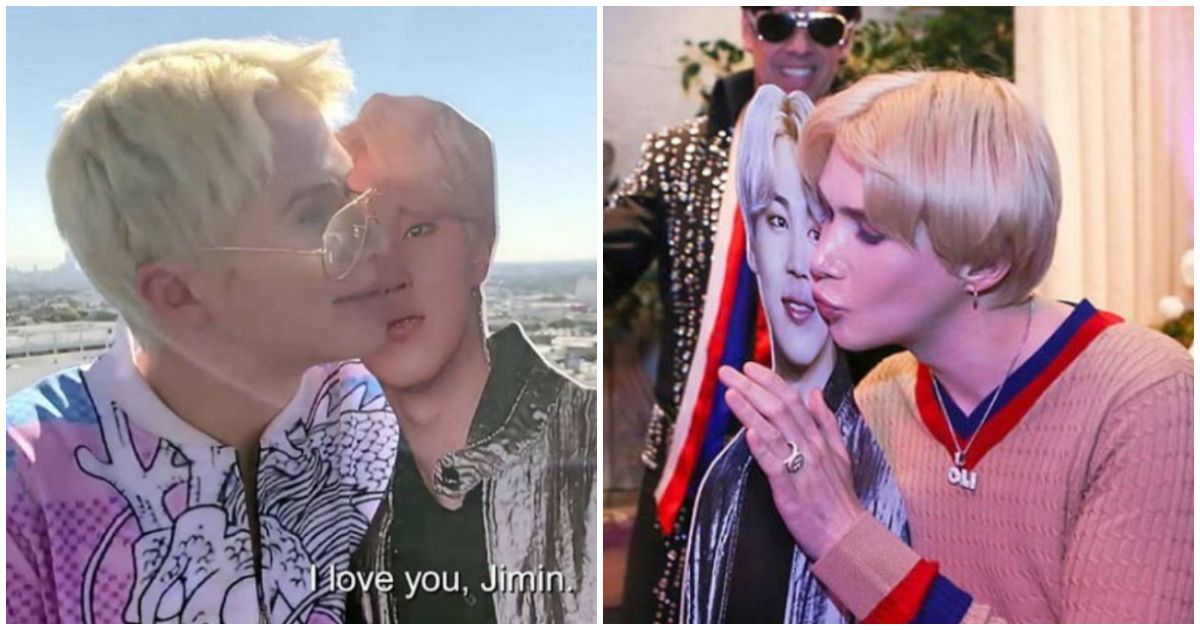 BTS Superfan Marries Cardboard Cutout of Jimin in Las Vegas Koreaboo