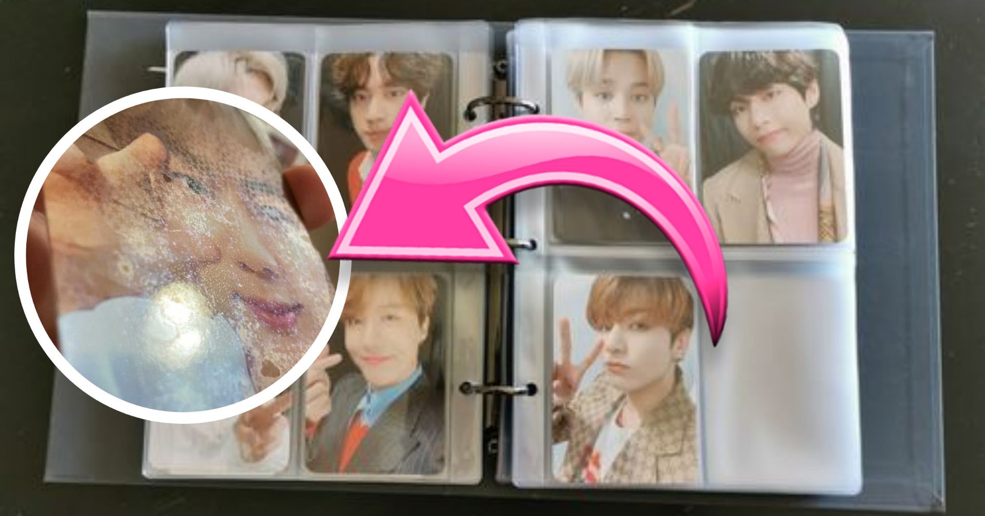 Kpop Photocard Binder Collect Book Album 4 Pocket Glitter Style perfect for  BTS, Stray Kids, Blackpink, Nct, Itzy, Enhypen 