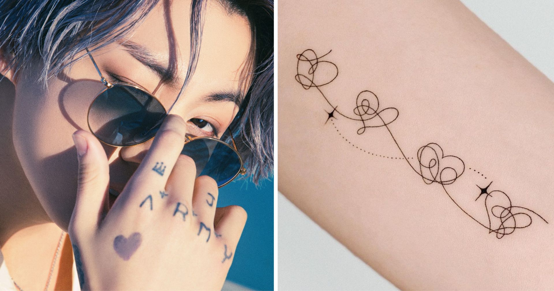 𝐋𝐨𝐯𝐞 𝐦𝐲𝐬𝐞𝐥𝐟 🤍 This is your sign to get a bts tattoo 🫶🏻 #b... |  TikTok