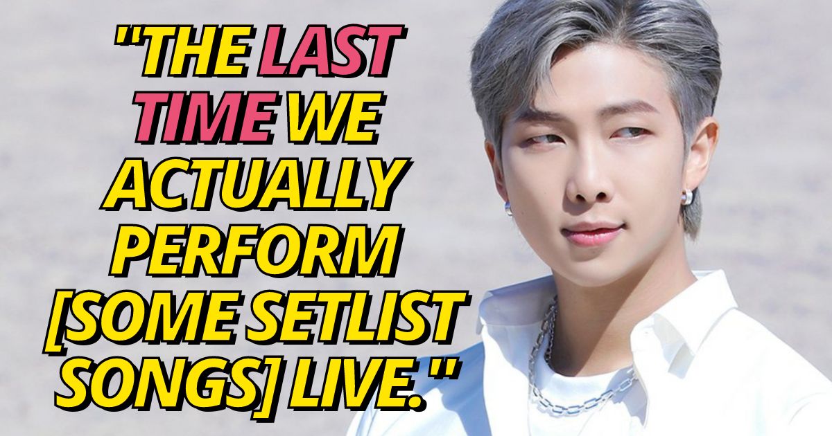 BTS's RM Spills His Feelings About “Yet To Come In Busan” Concert