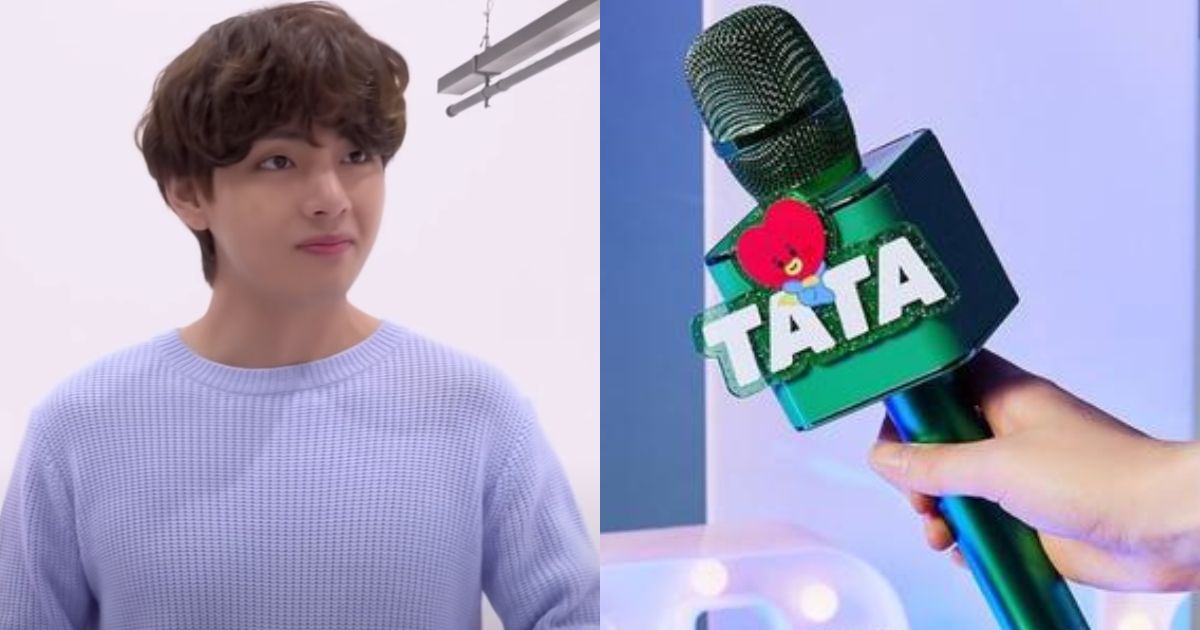 BTS's V Wanted A TATA Microphone, So He Tried "Tricking" The Staff Koreaboo