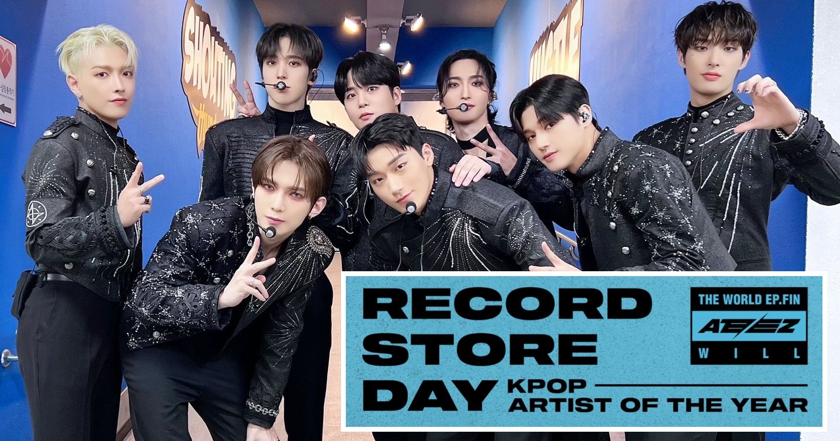 ATEEZ Is Named The First-Ever K-Pop Artist Of The Year For Record Store