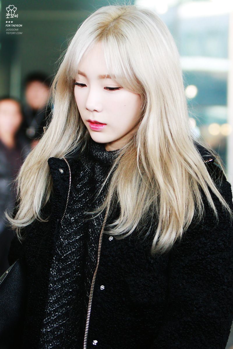 17 Female Idols With Blonde Hair And Bangs Who Give Off Serious Barbie ...