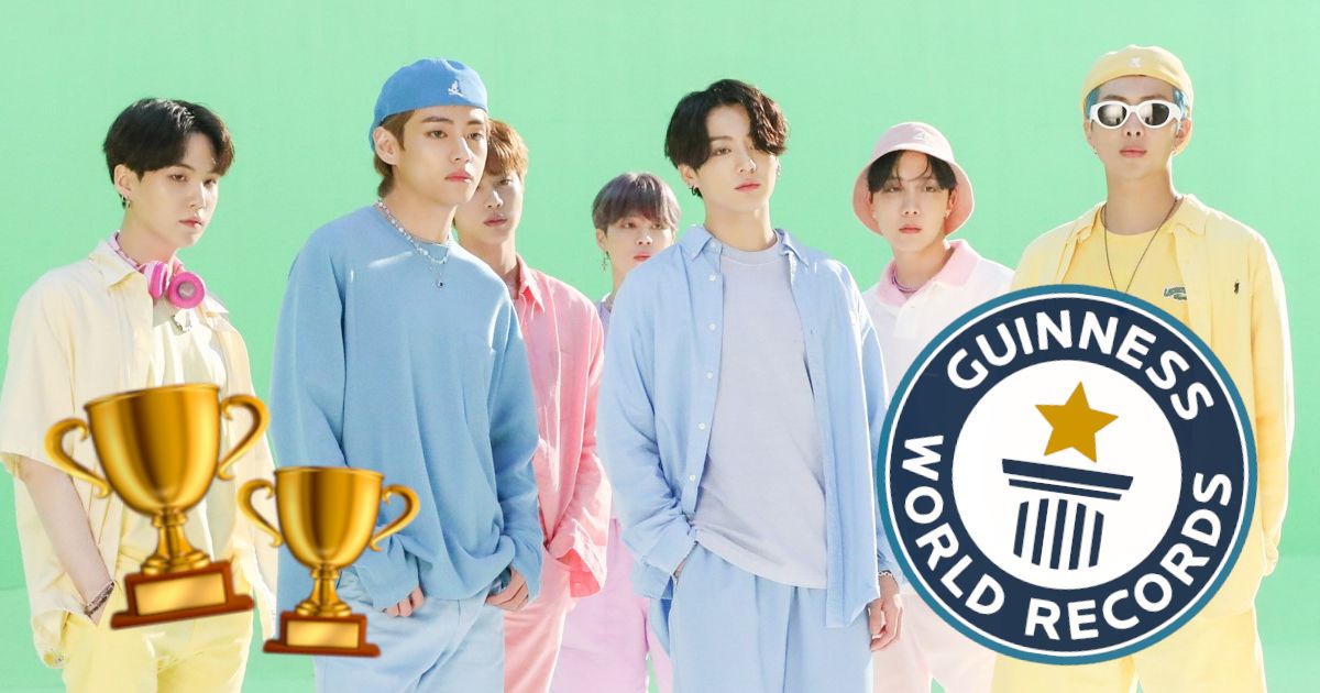 Bts total 2025 guinness world records