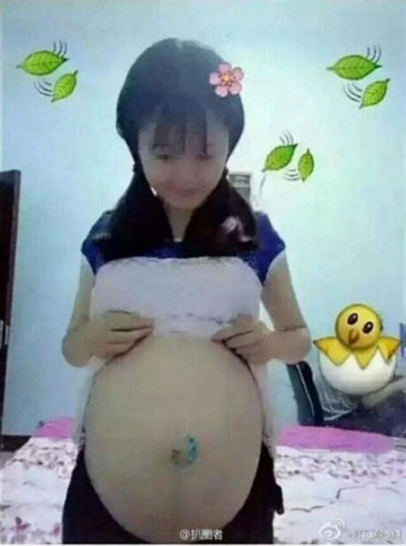 16 Year Old Chinese Girl Shares Photos of Her Pregnant Stomach, Gets  heavily criticised - Koreaboo