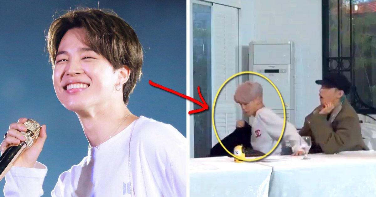 BTS's Jimin Proved, Once Again, That Chairs Are His Archnemesis - Koreaboo