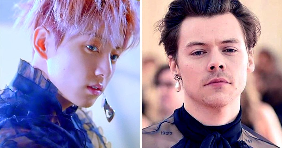 BTS's Jungkook And Harry Styles Wore The Same Look But Served Totally Different Vibes Koreaboo