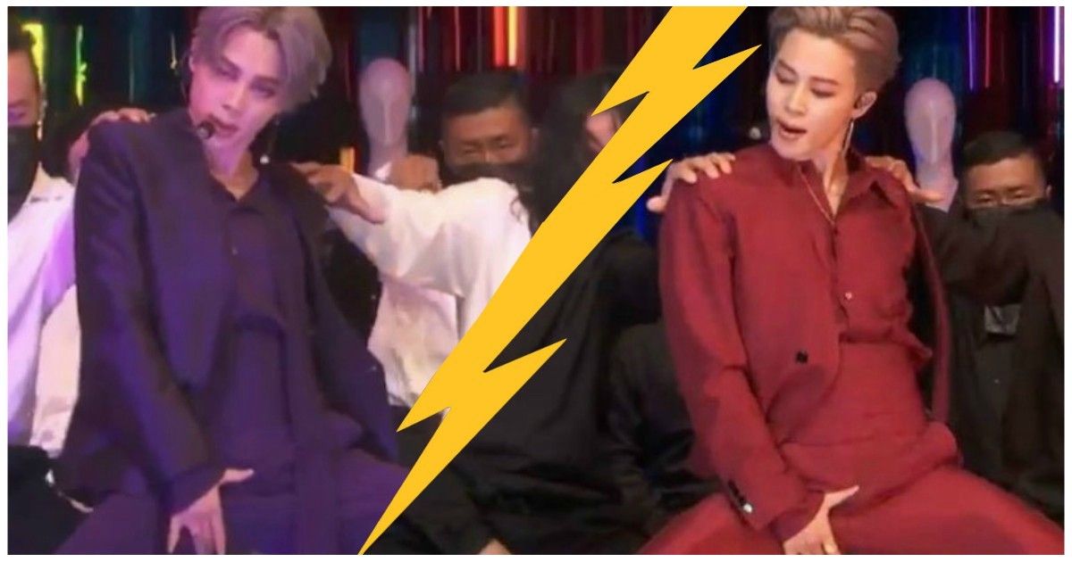 BTS Jimin In A Full Purple Suit Is The Only Worthy Opponent Of Jimin In