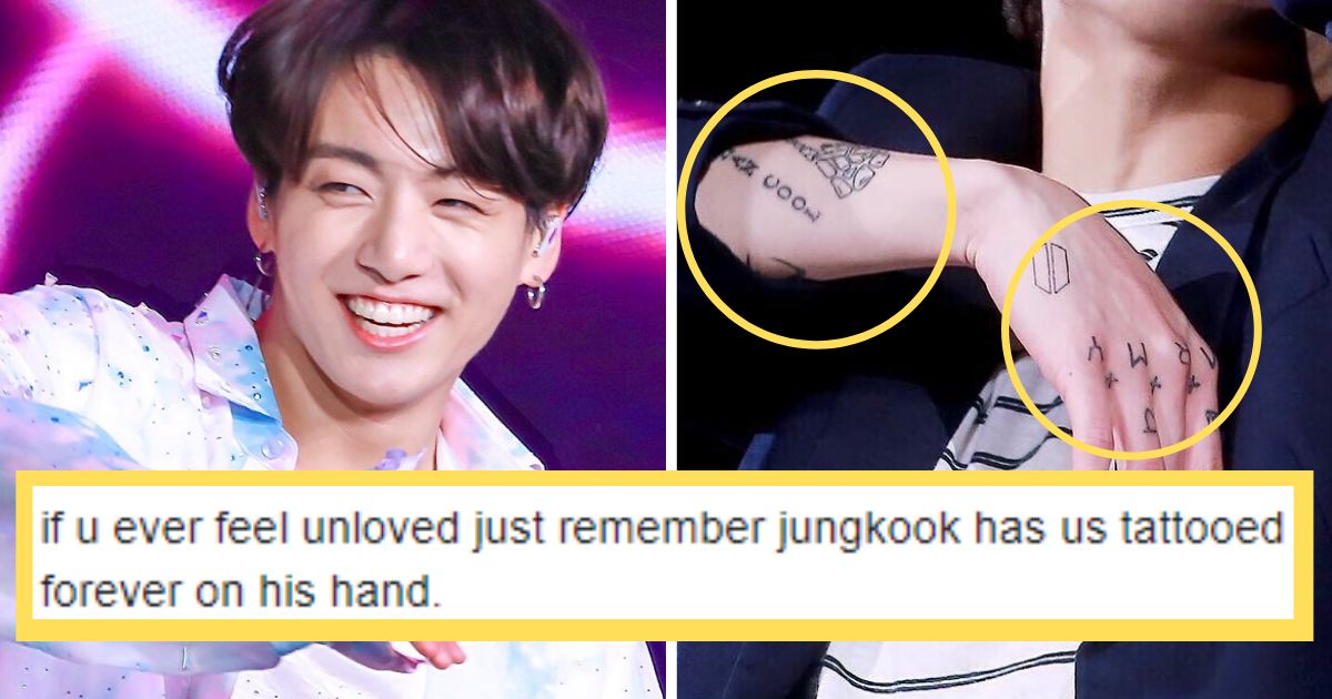 BTS Jungkook has a lot of tattoos but he looks so innocent and pure –  Pannkpop
