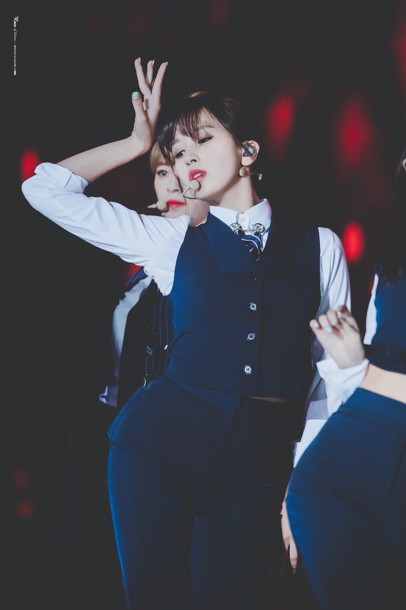 10+ Times TWICE's Mina Served Power Visuals In Suits - Koreaboo