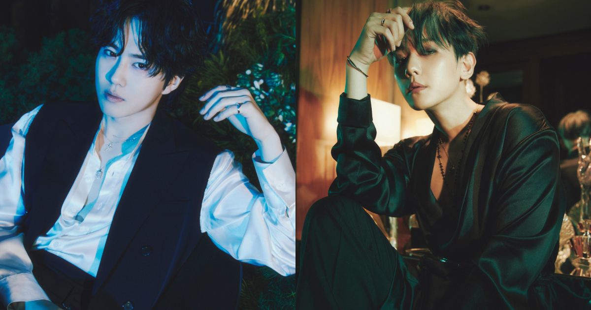 EXO Drops Cream Soda Teaser Images For Suho Baekhyun Chen And