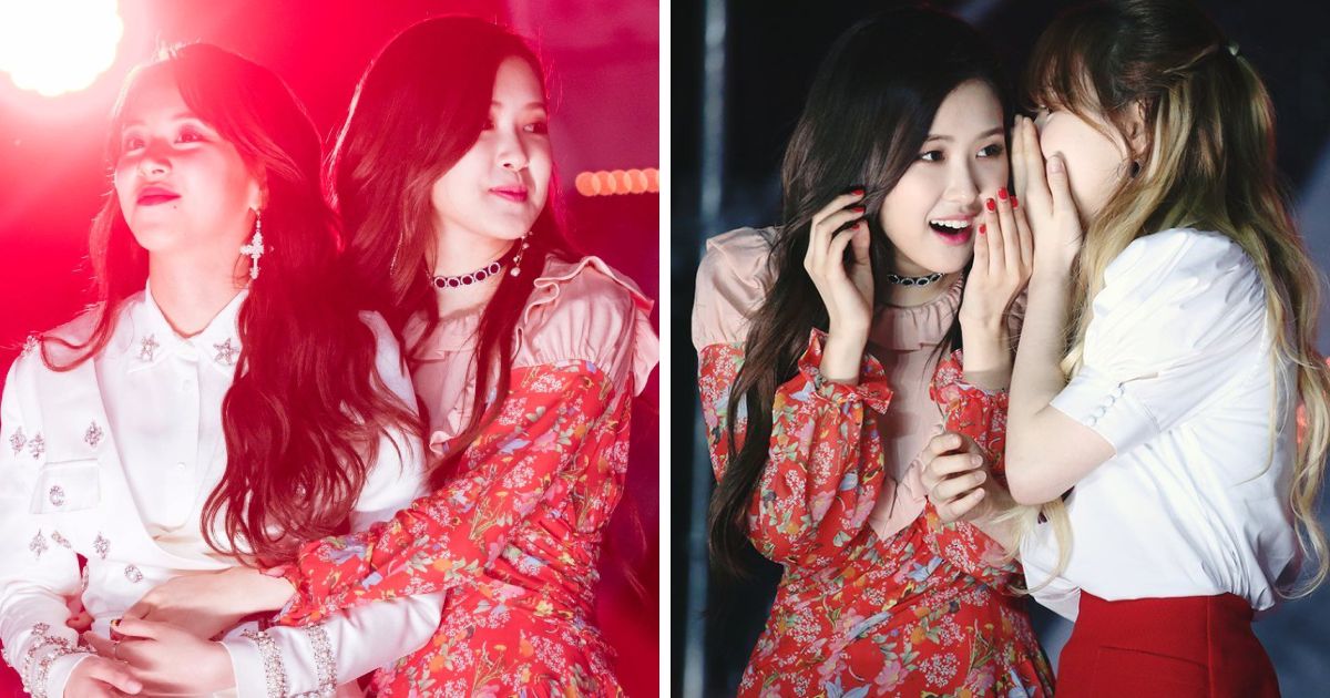 6 Of The Cutest Moments Between Blackpinks Rosé And Other Girl Group Members Koreaboo 0611