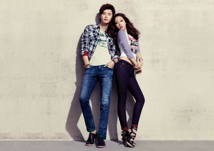 Park Shin Hye, Lee Jong Suk model for jambangee 2013 Spring