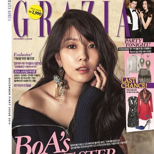 BoA for Grazia Dec 2014