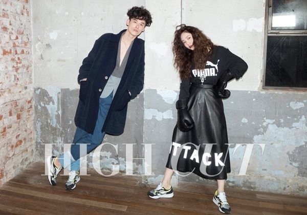 Krystal & Kim Won Joong for High Cut Dec 2014