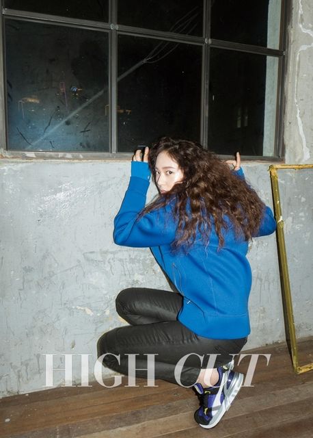 Krystal & Kim Won Joong for High Cut Dec 2014