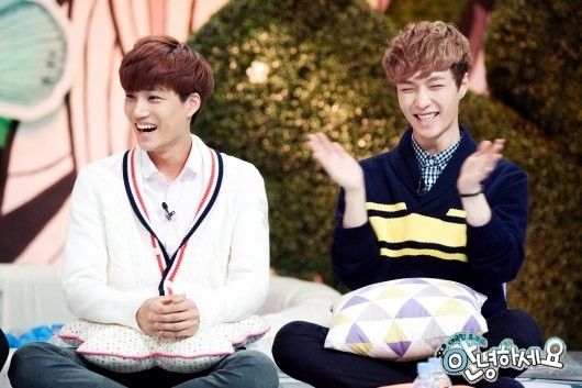 Image: EXO's Kai and Lay