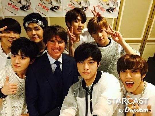 Infinite with actor Tom Cruz