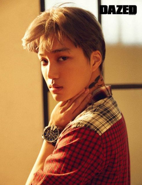 EXO's Kai for "Dazed Korea" December Issue / Image Source: Dazed Korea