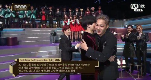 Taemin and Kai