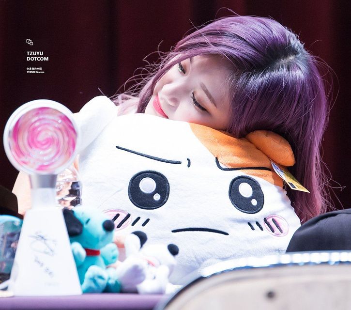 Tzu Yu and hamtaro toy