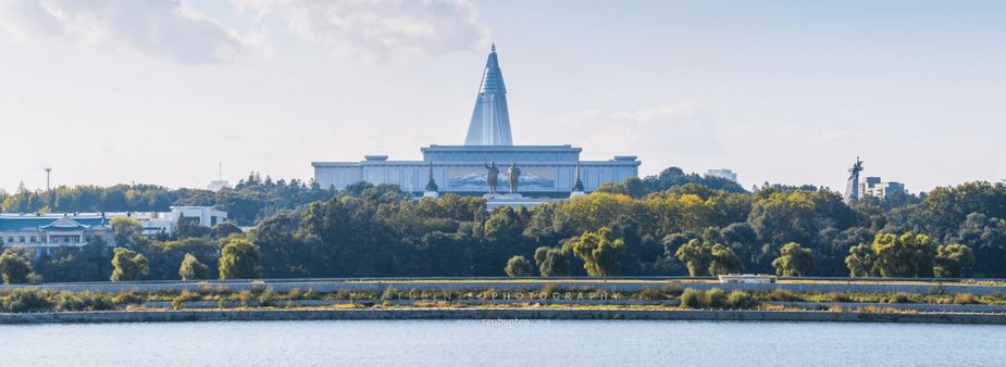 THE GRAND MONUMENT ACROSS THE TAEDONG RIVER