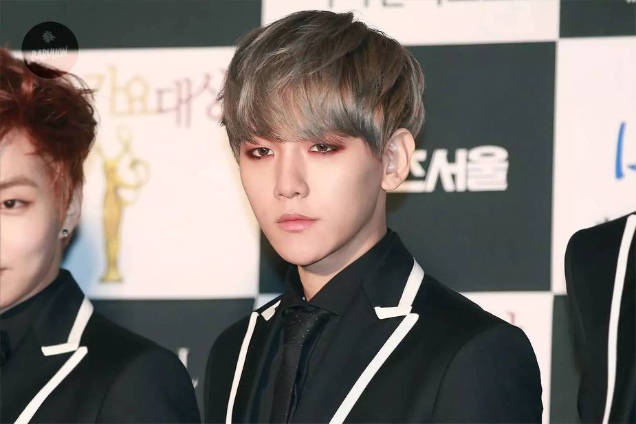 Baekhyun's eye makeup