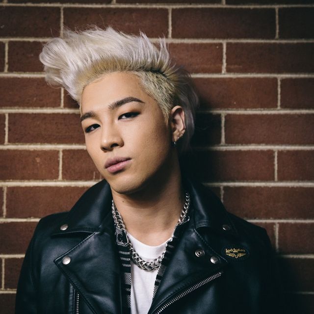 Taeyang with blonde hair