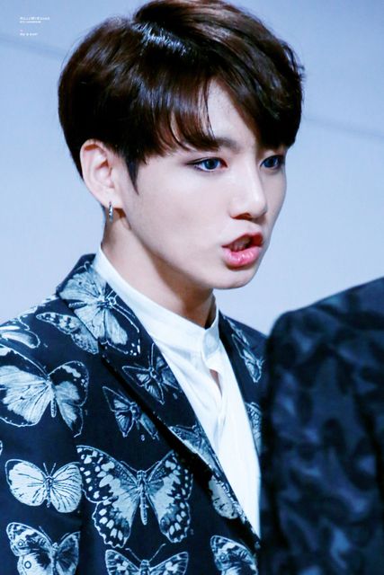 Jungkook's funny expression