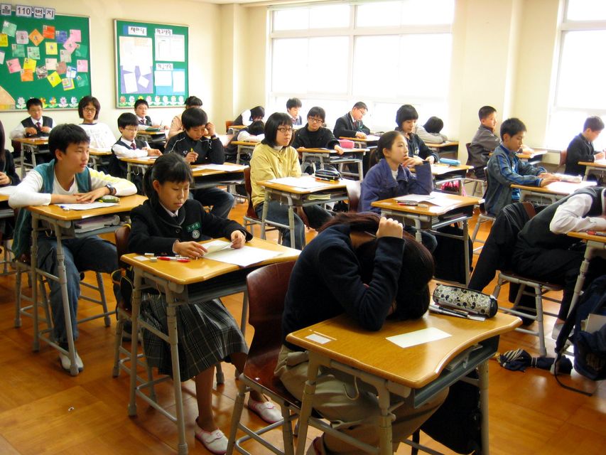 south korea middle school