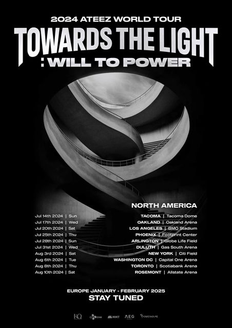 ATEEZ_Towards_the_Light_-_Will_to_Power_North_America_poster