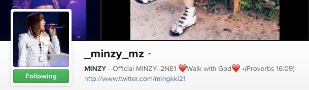Minzy Instagram